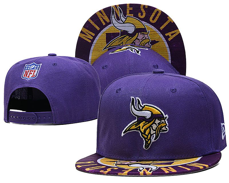 2021 NFL Minnesota Vikings Hat TX 0707->nfl hats->Sports Caps
